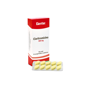 Claritromicina 500mg Tabletas