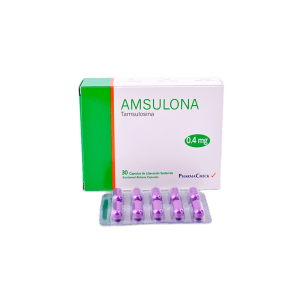 Amsulona 0.4mg Cápsulas de liberación prolongada