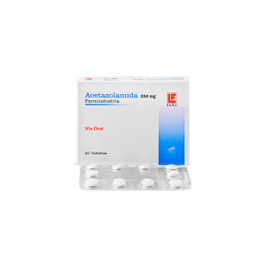 Acetazolamida 250mg Tableta
