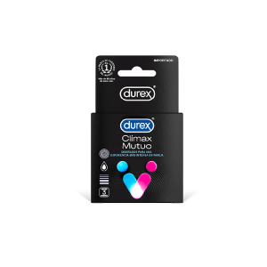 Preservativos Durex Climax Mutuo - Caja 3 UN