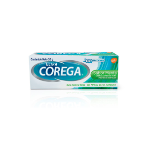 Crema Adhesiva Corega Sabor Menta - Tubo 20g