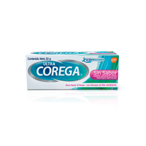 Crema AdhesIva Corega Ultra sin Sabor - Tubo 20g
