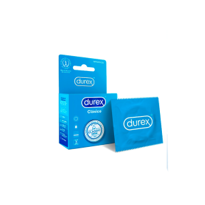 Preservativos Durex Clásico - Caja 3 UN