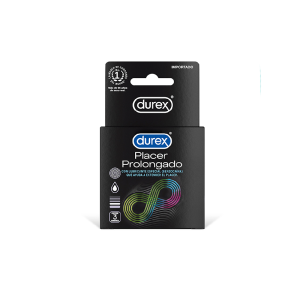Preservativos Durex Placer Prolongado - Caja 3 UN